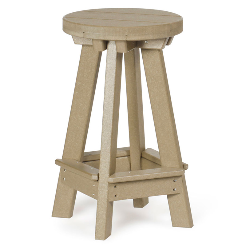 square woven bar stool