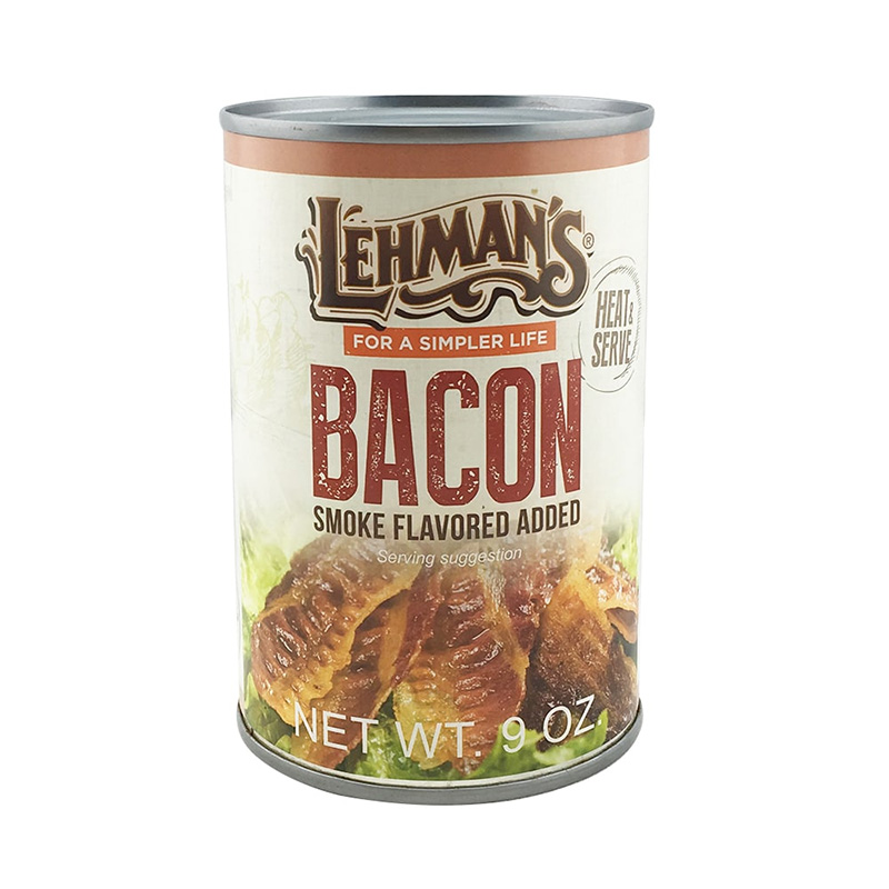 canned bacon