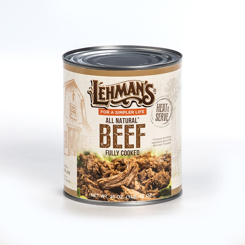 canned beef