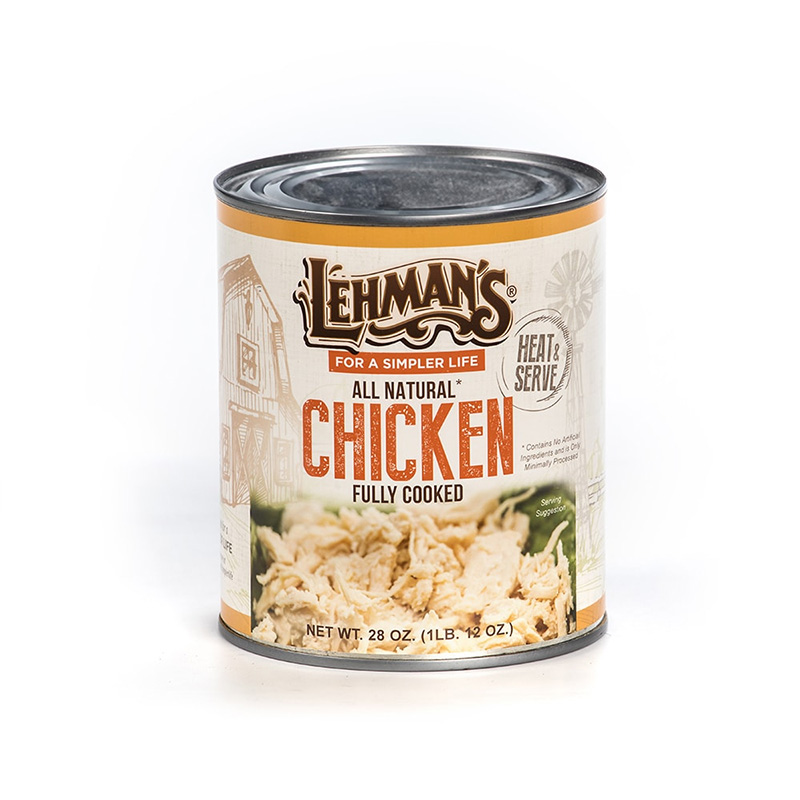 canned chicken meat