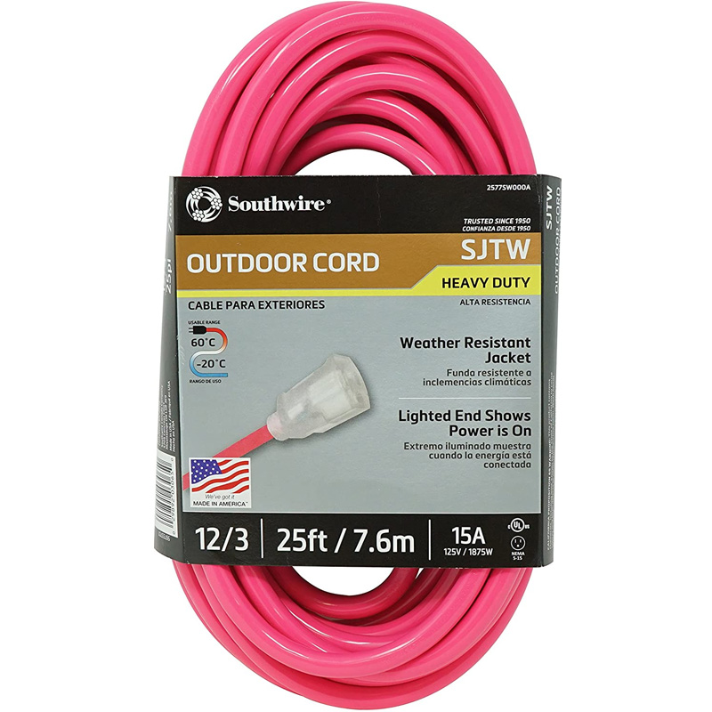 coleman pink 25ft cord
