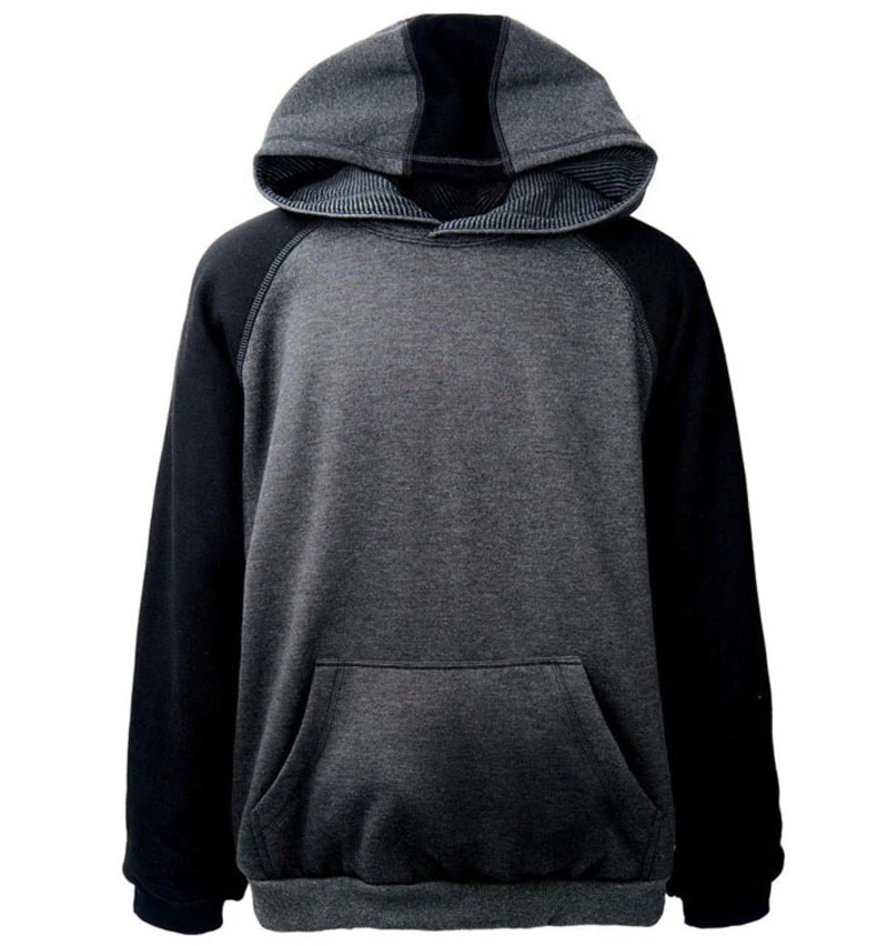 two tone hoodie