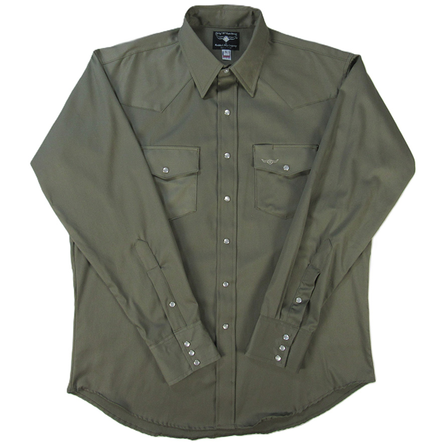 khaki work shirt