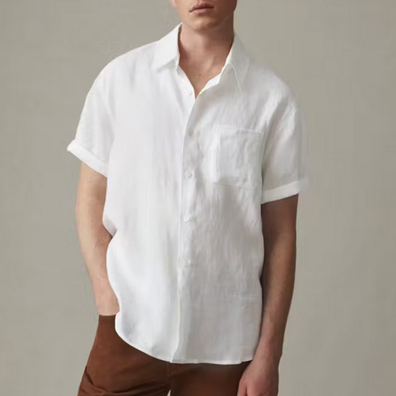 linen shirt white