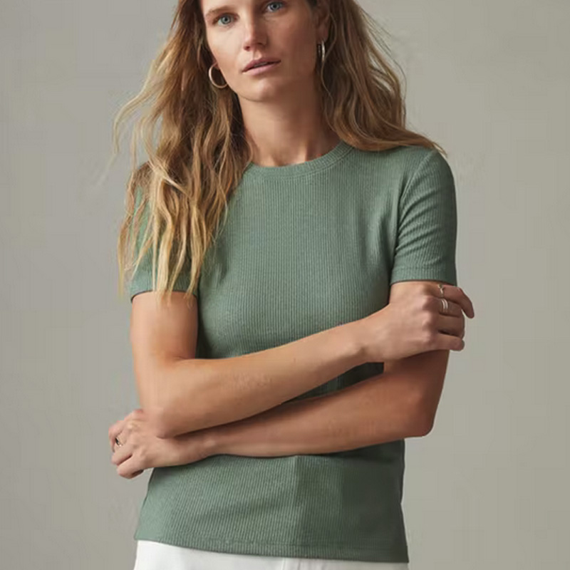 rib crew tee