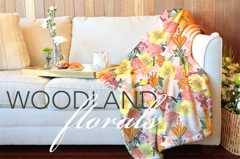 floral blankets