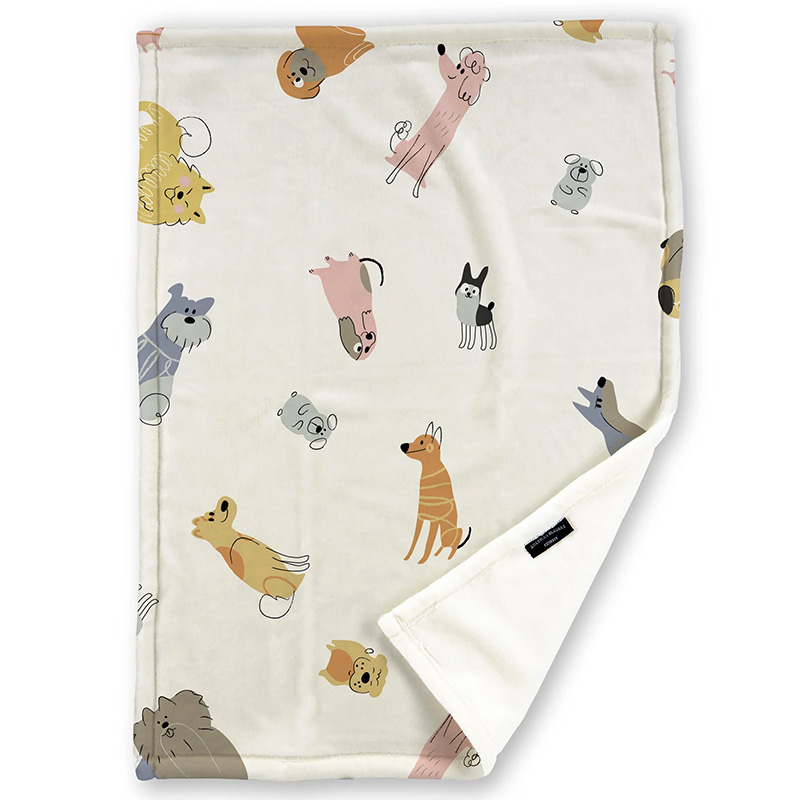 printed baby blanket