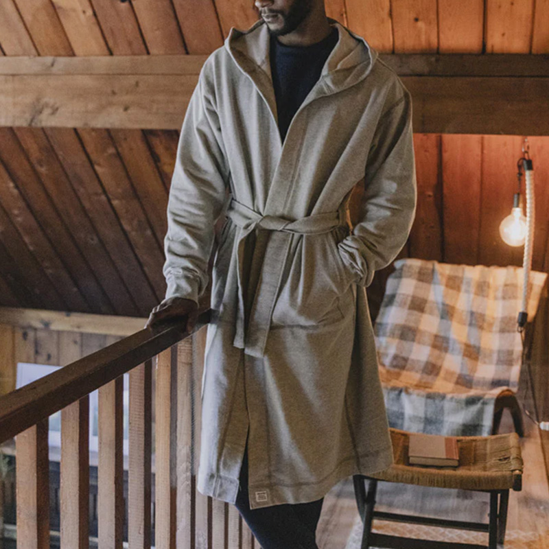 french terry robe