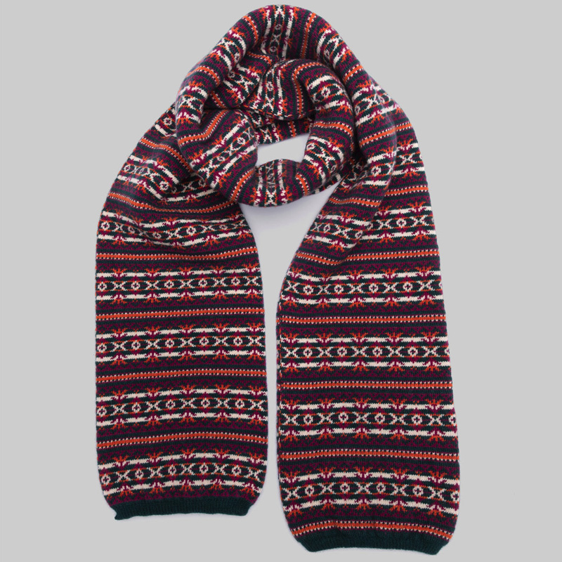 ribbed marino scarf