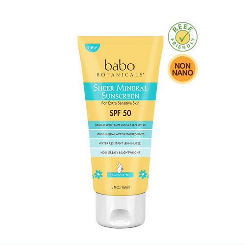mineral sunscreen lotion