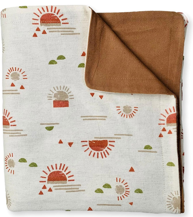 oyster cotton blanket