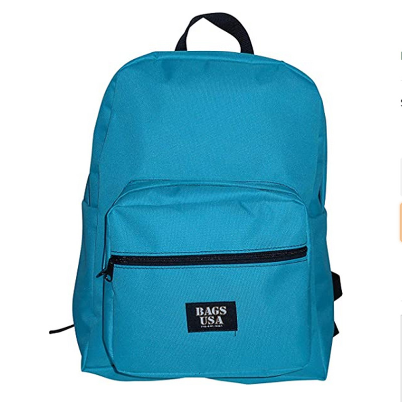 turquoise school bag