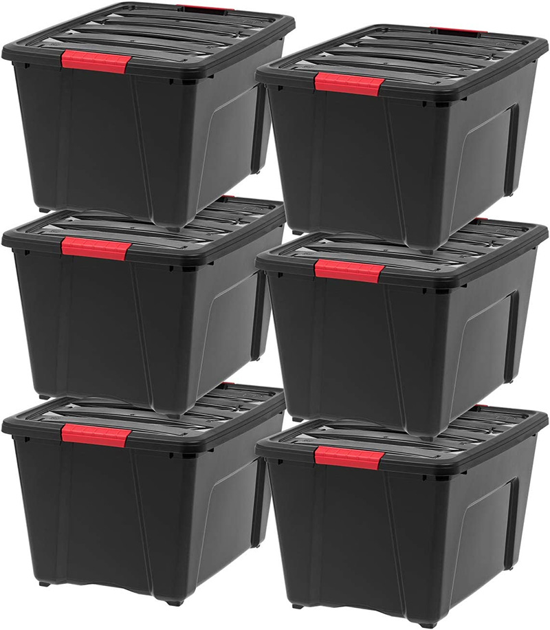black storage containers 1