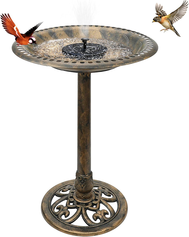 heated bird bath