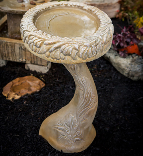 springtime birdbath