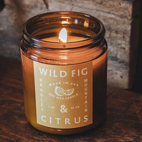 coconut cilantro candle