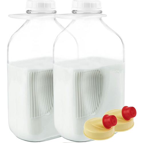 milk bottles