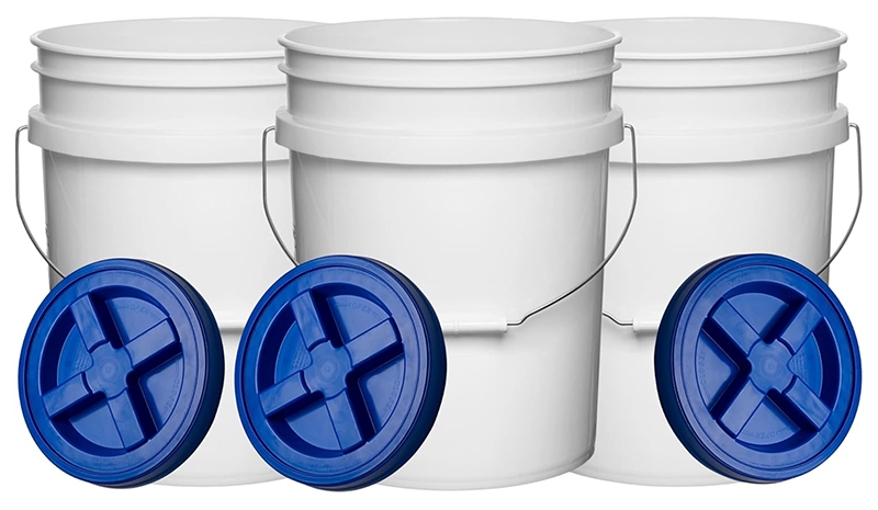 buckets with liners