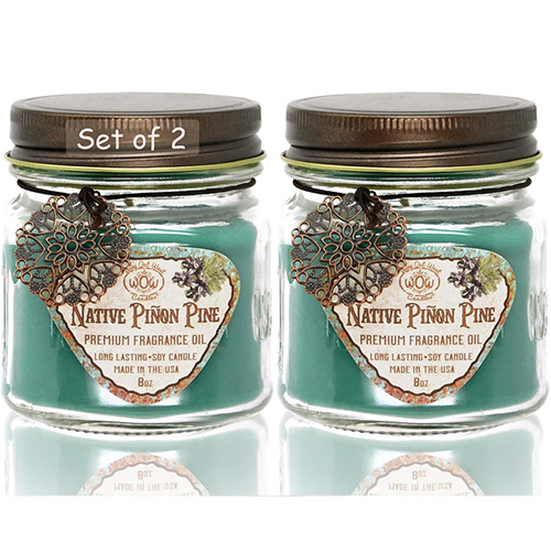 2 pack holiday candles