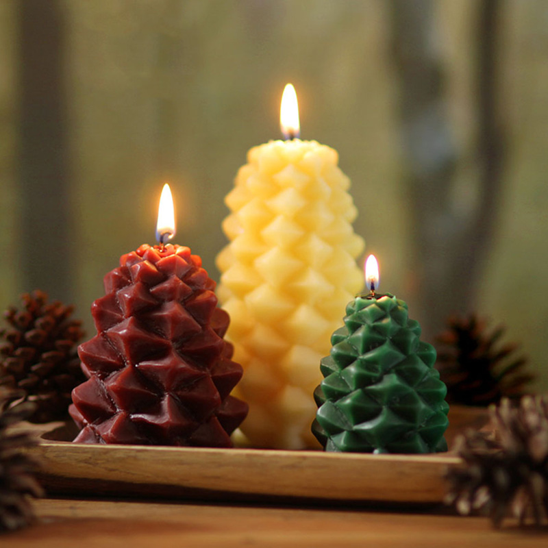 pinecone candles