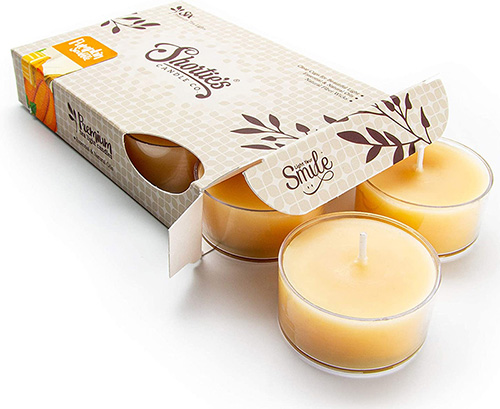 pumpkin souffle candle
