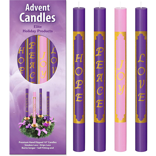 decor advent candles
