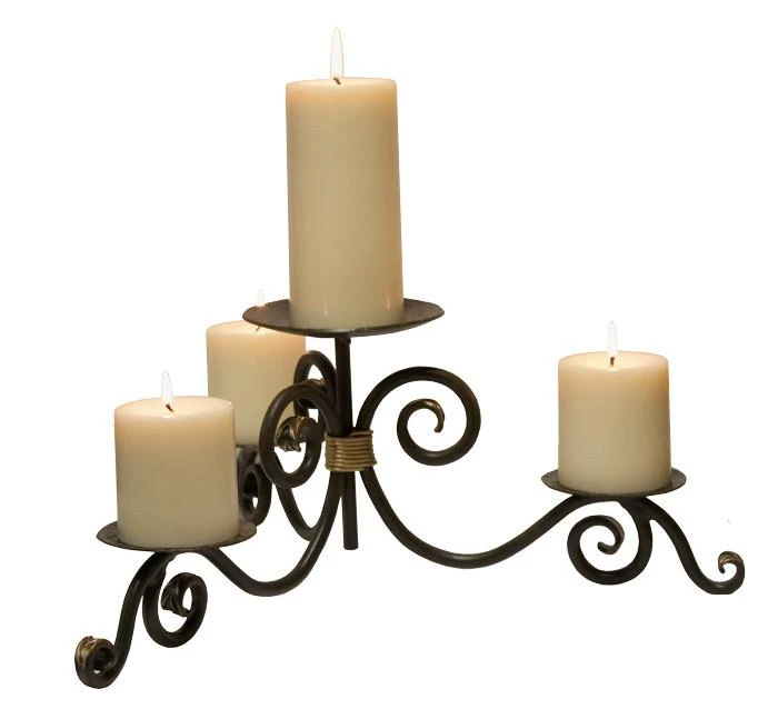 stone country candle holder 4