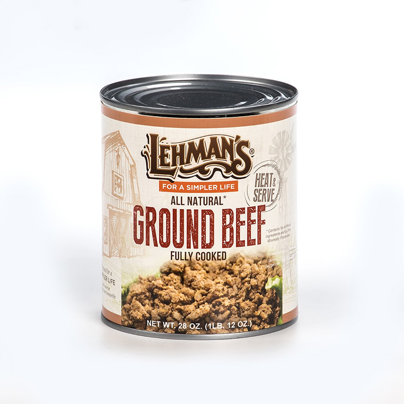 canned ground meat