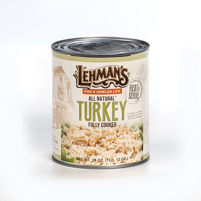 canned turkey meat