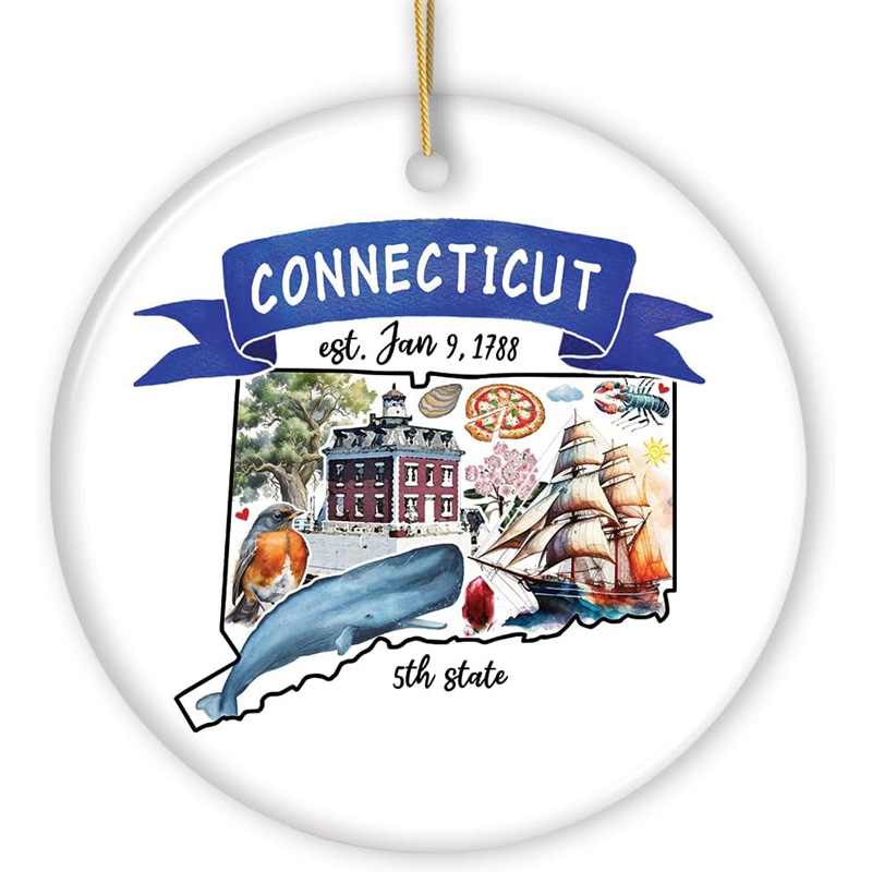 connecticut ornament 1