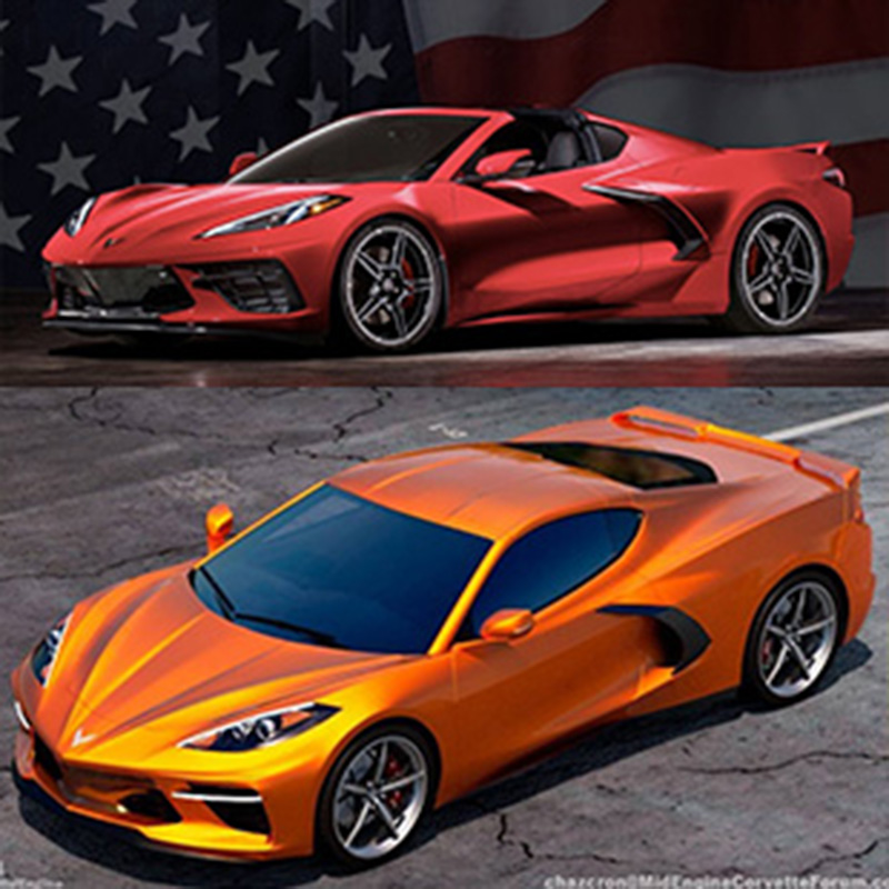 2020 Chevrolet Corvette produced in USA
