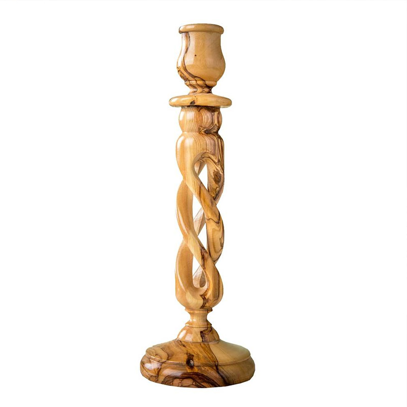 candle holder wood