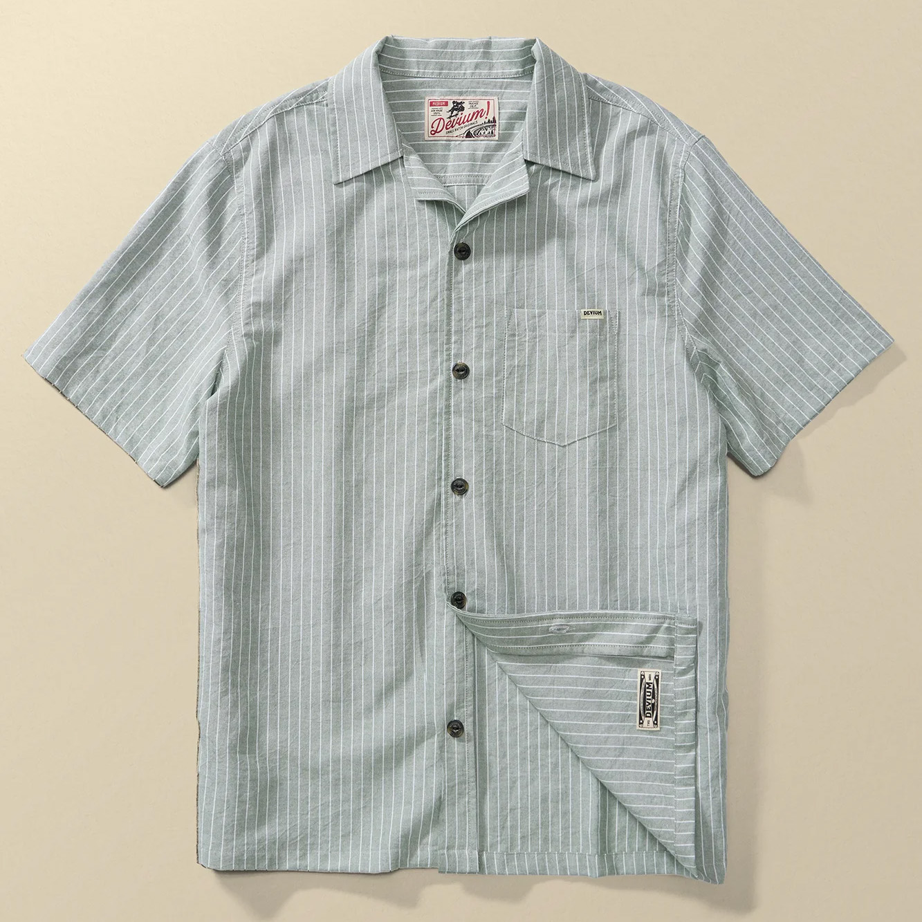 khaki work shirt