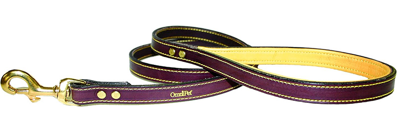 deer leather leash