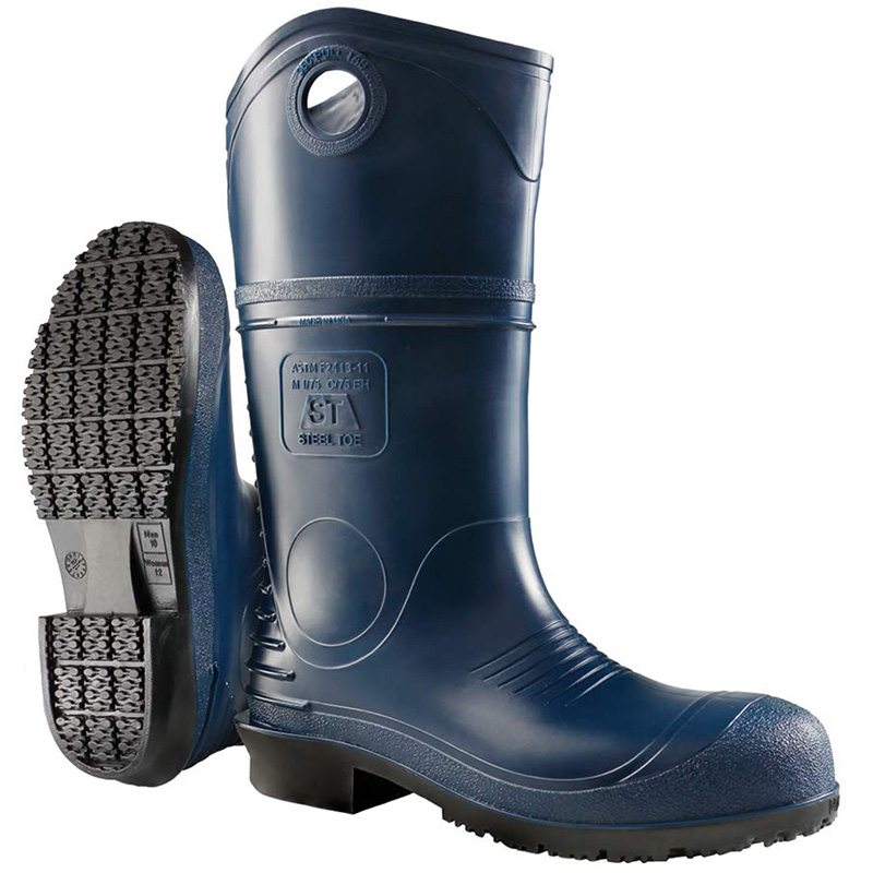 blue dunlop boot
