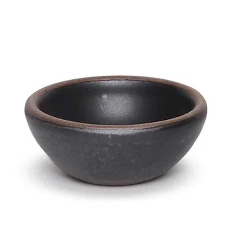 black small bowl