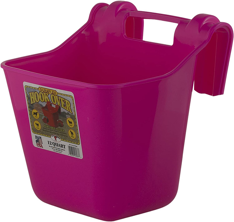 pink feed bucket