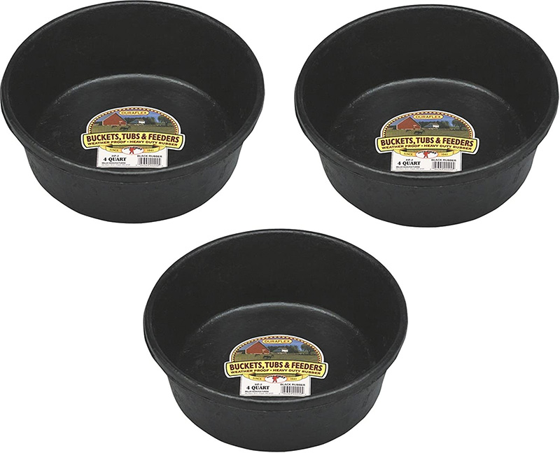 3 pack feed pans