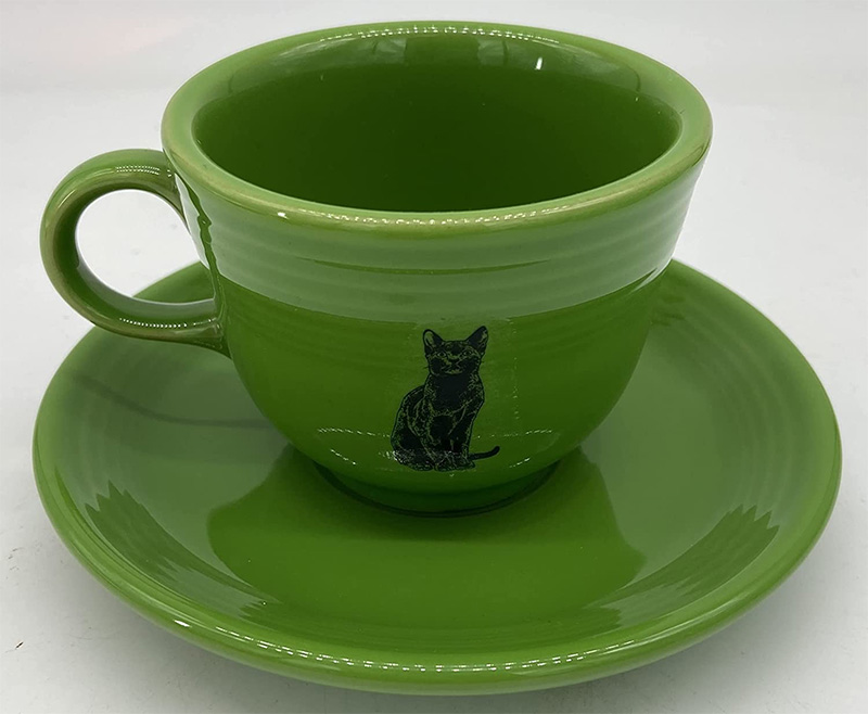 green cat set