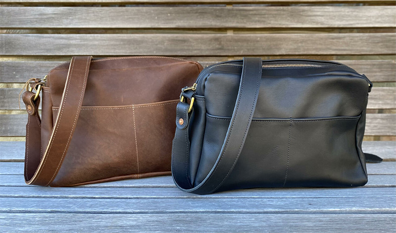 delux leather handbag