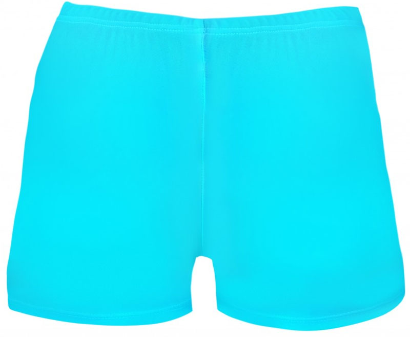 turquoise shorts