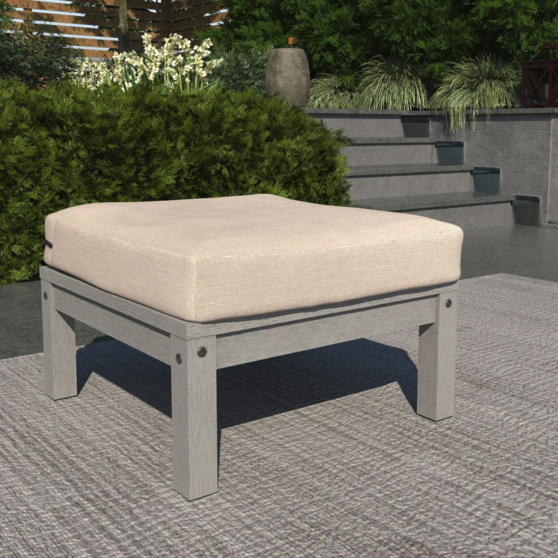 pine footstool