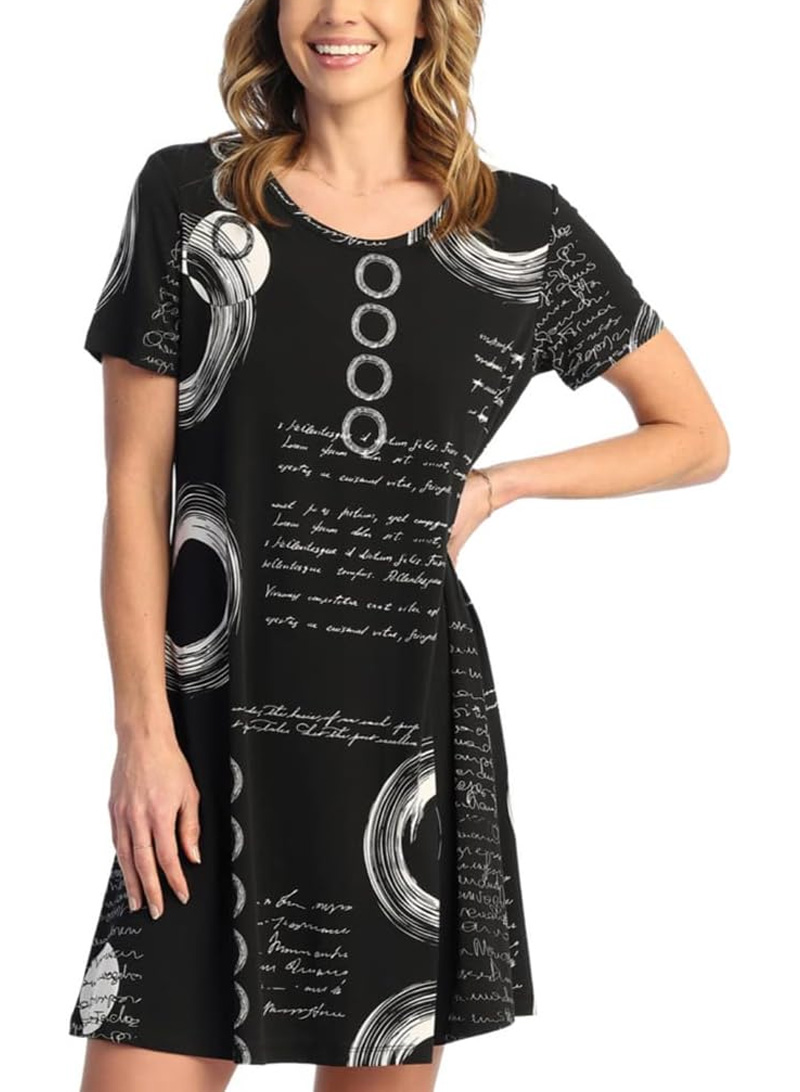 blue long sleeve dress