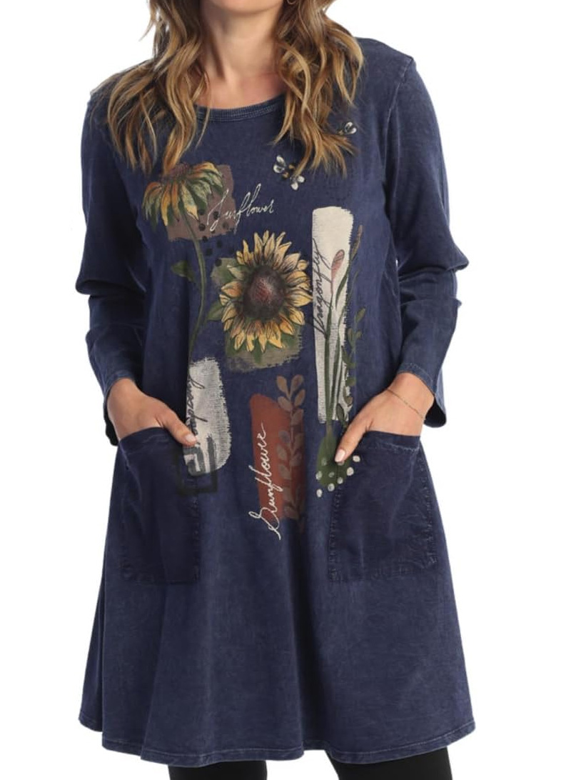 linen tunic dress