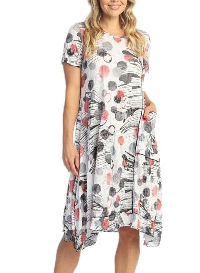 blue long sleeve dress