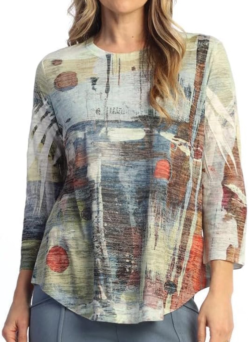 burnout tunic top