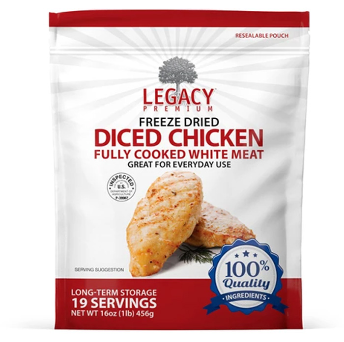 dried chicken dices