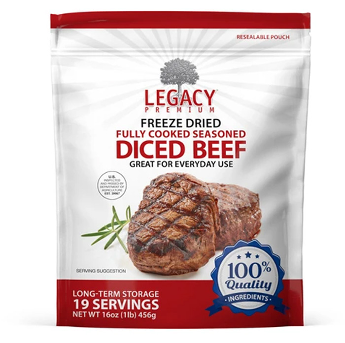 dried beef dices