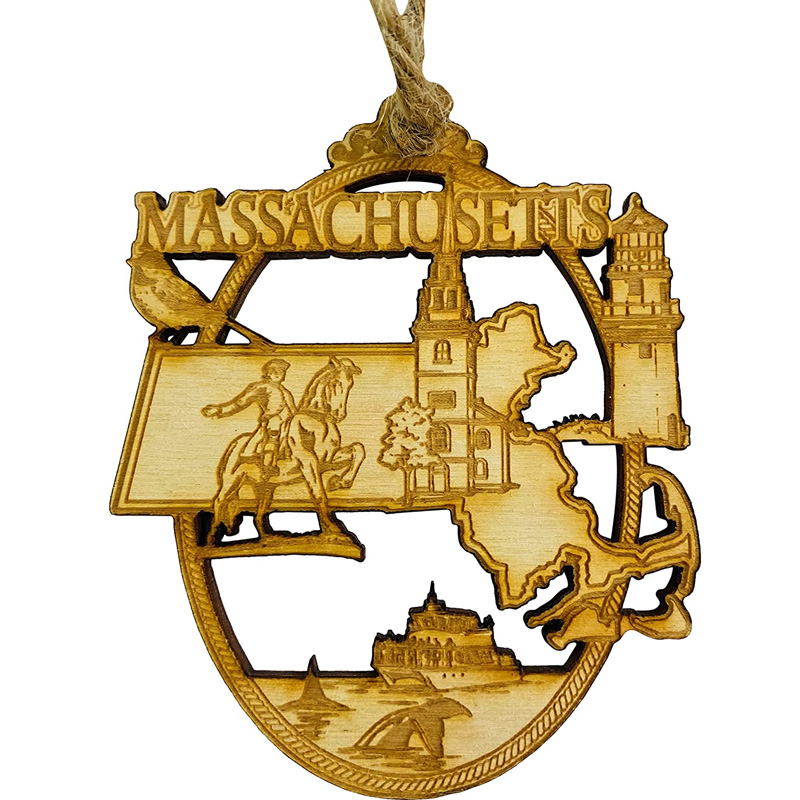 massachusetts ornament 1