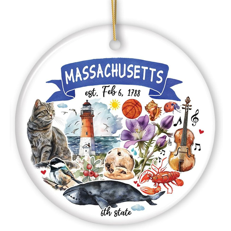 massachusetts ornament 1